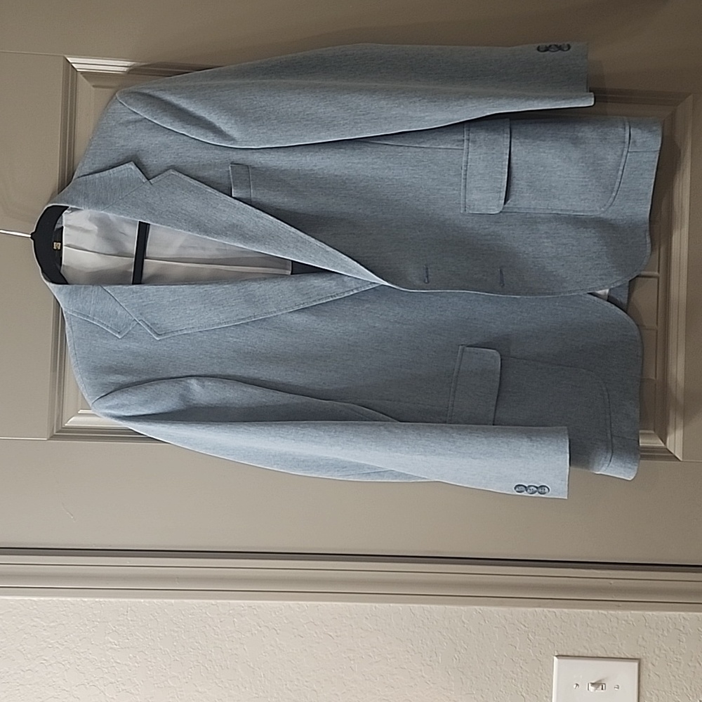 Haggar Men's Light Blue Suit Coat